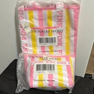 Victoria Secret Summer tote bag and pouch